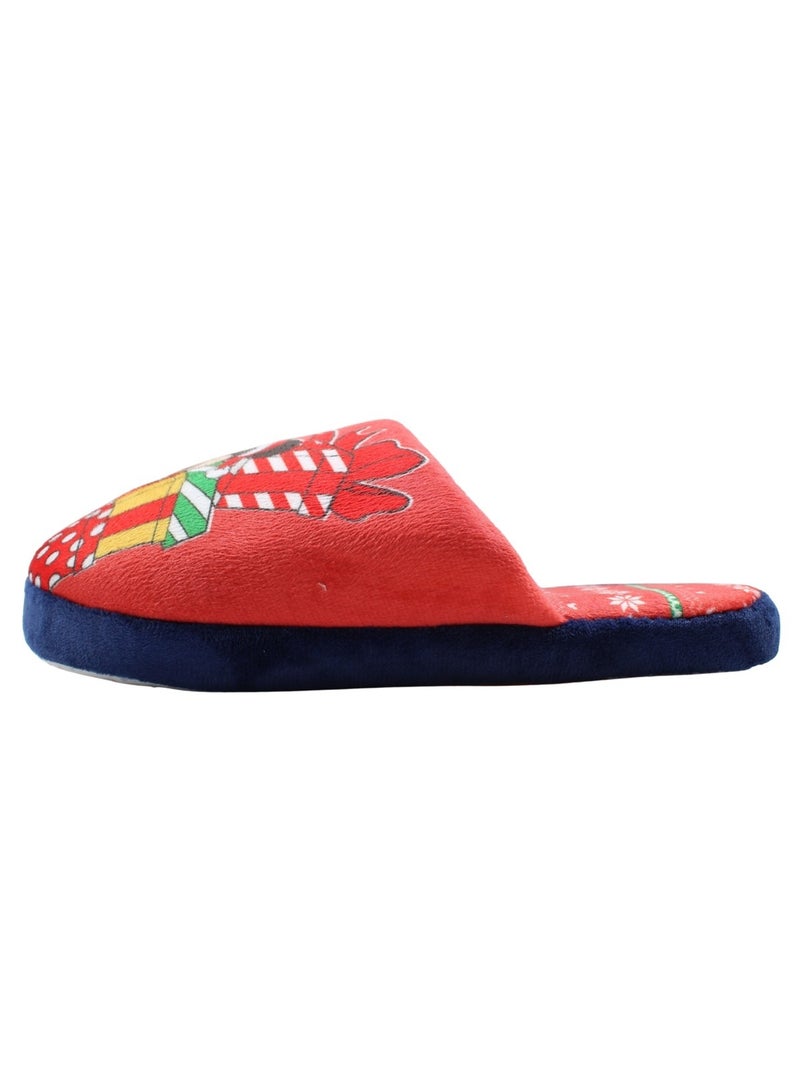 Disney - Pantuflas niño Mickey y Minnie Rojo - Kiabi