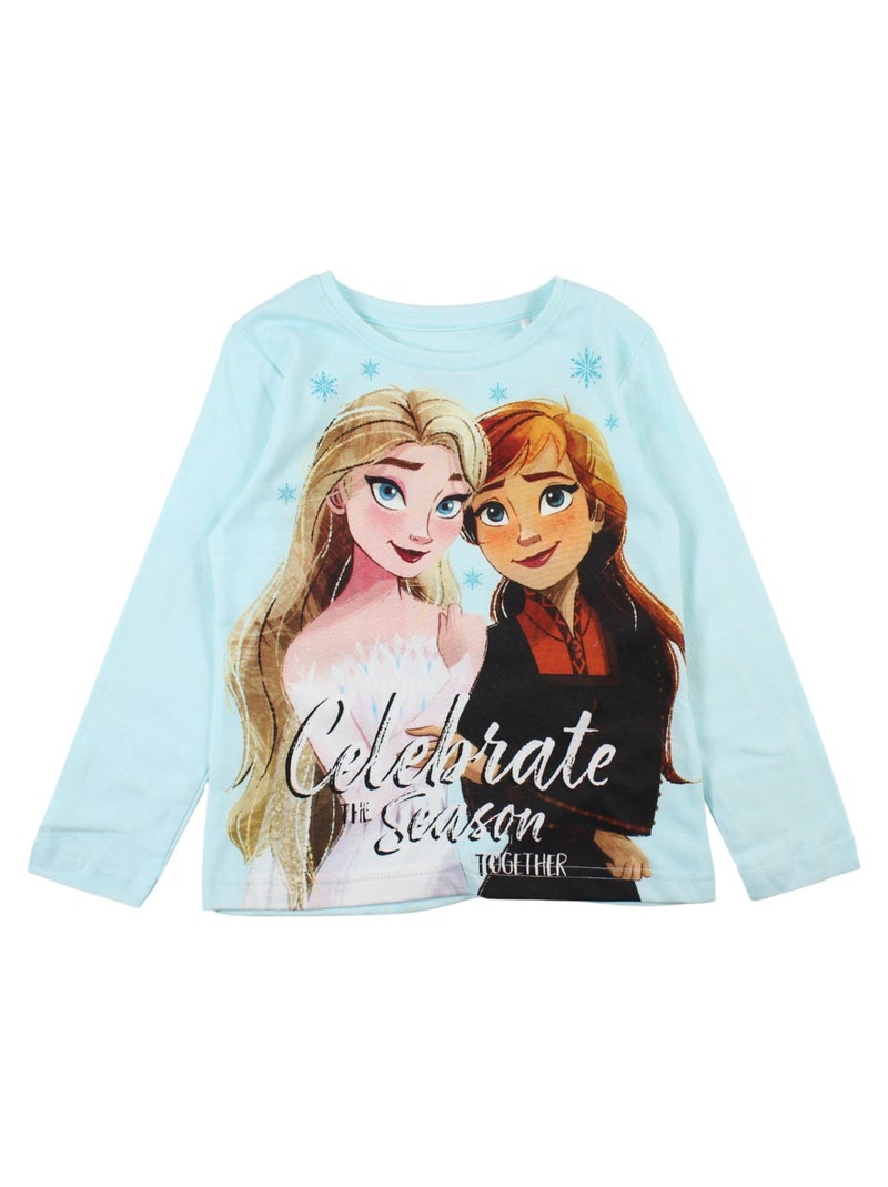 Disney - Pijama de algodón para niña Azul - Kiabi
