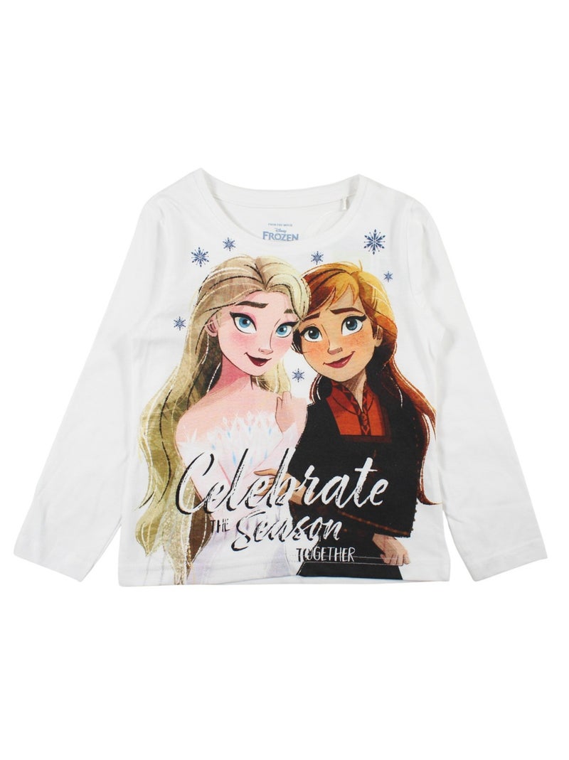 Disney - Pijama de algodón para niña Blanco - Kiabi