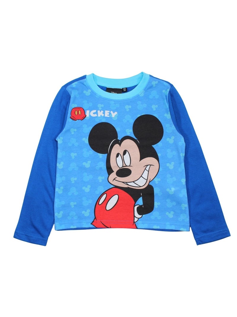 Disney - Pijama de algodón para niño Azul marino - Kiabi