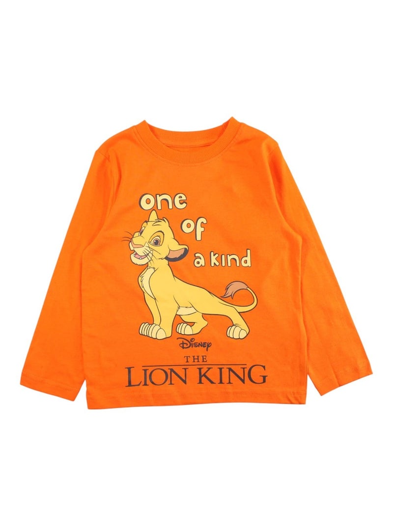 Disney - Pijama de algodón para niño Naranja - Kiabi