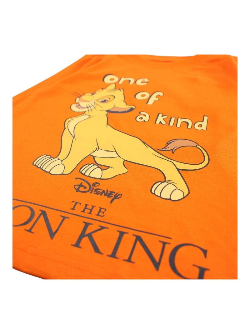 Disney - Pijama de algodón para niño Naranja - Kiabi