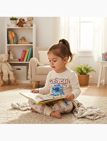 Disney - pijama para niña stitch