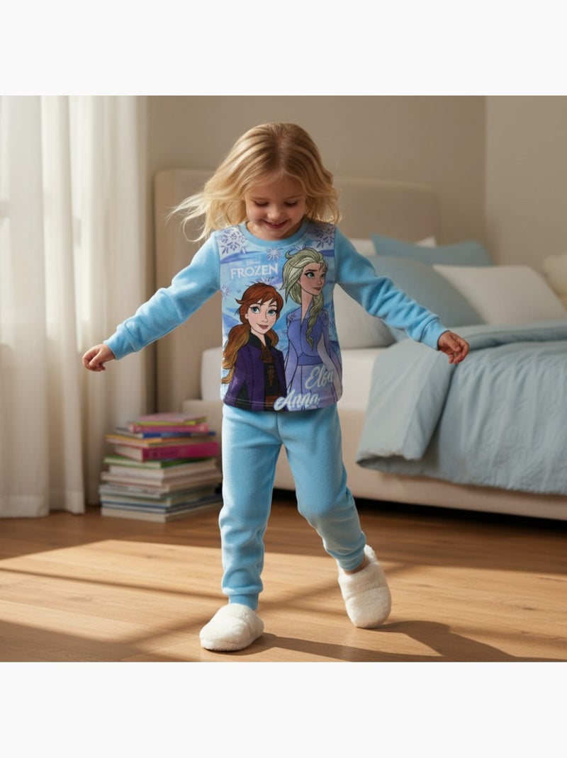 Disney - Pijama polar para niña Azul - Kiabi