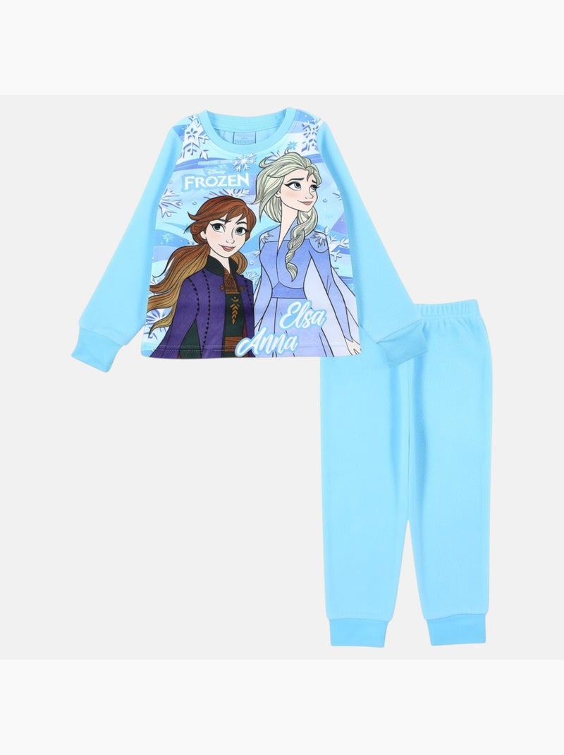 Disney - Pijama polar para niña Azul - Kiabi