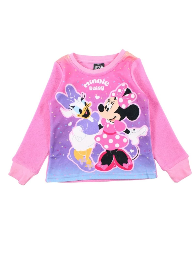 Disney - Pijama polar para niña Rosa - Kiabi