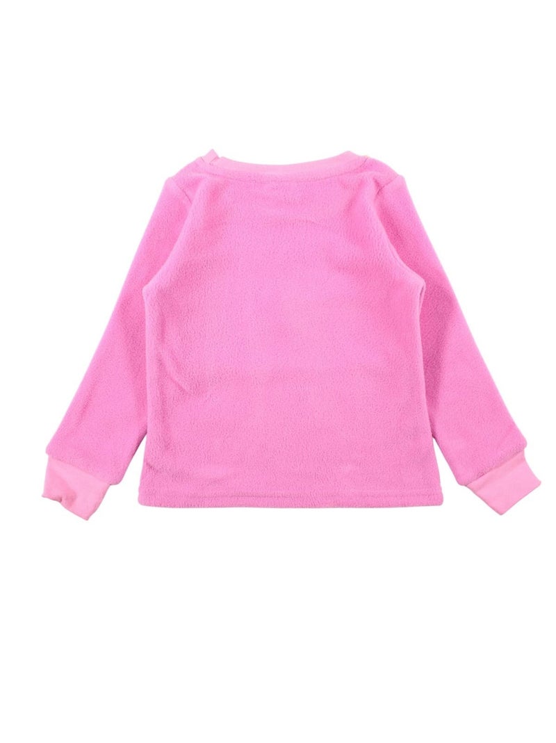 Disney - Pijama polar para niña Rosa - Kiabi