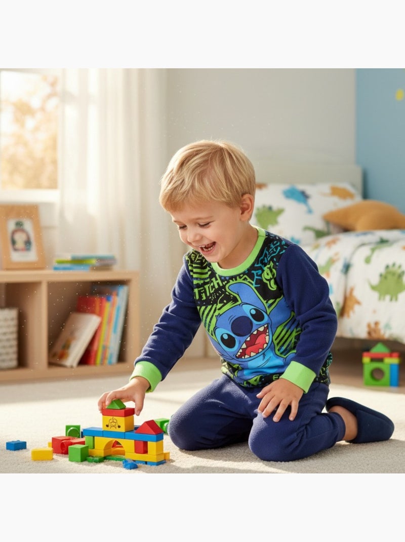 Disney - Pijama polar para niño Azul marino - Kiabi