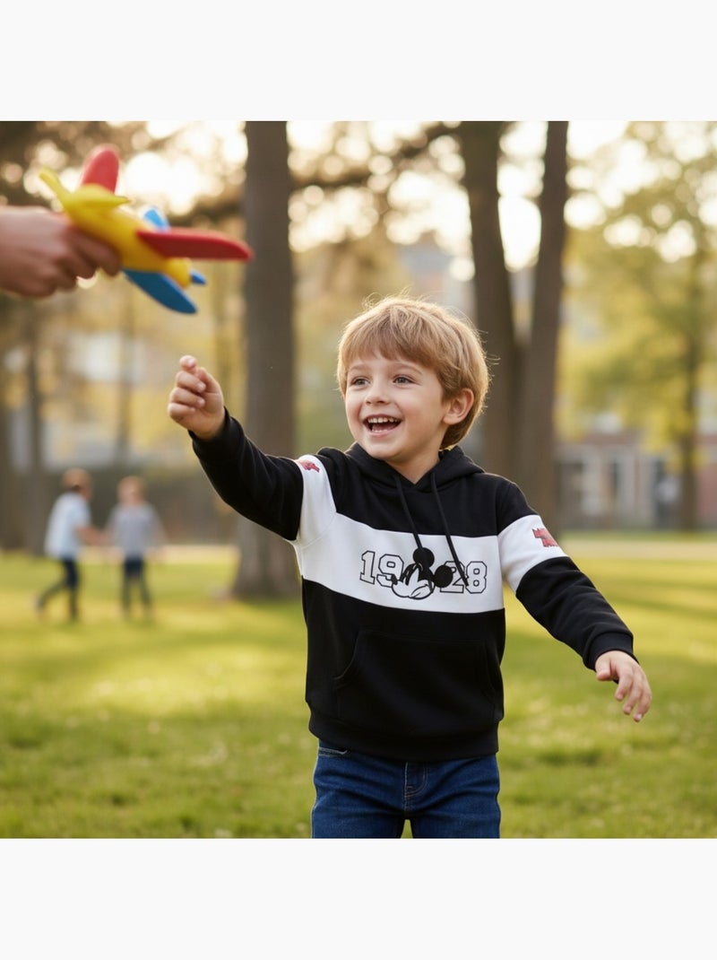 Disney - sudadera con capucha estampada, corte holgado Negro - Kiabi