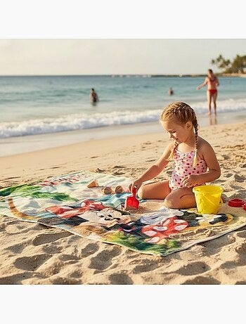 Disney - Toalla de playa infantil Minnie Mouse