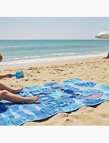 Disney - Toalla de playa infantil Stitch