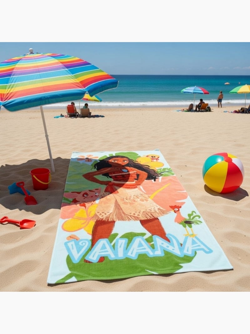 Disney - Toalla de playa niña Verde - Kiabi