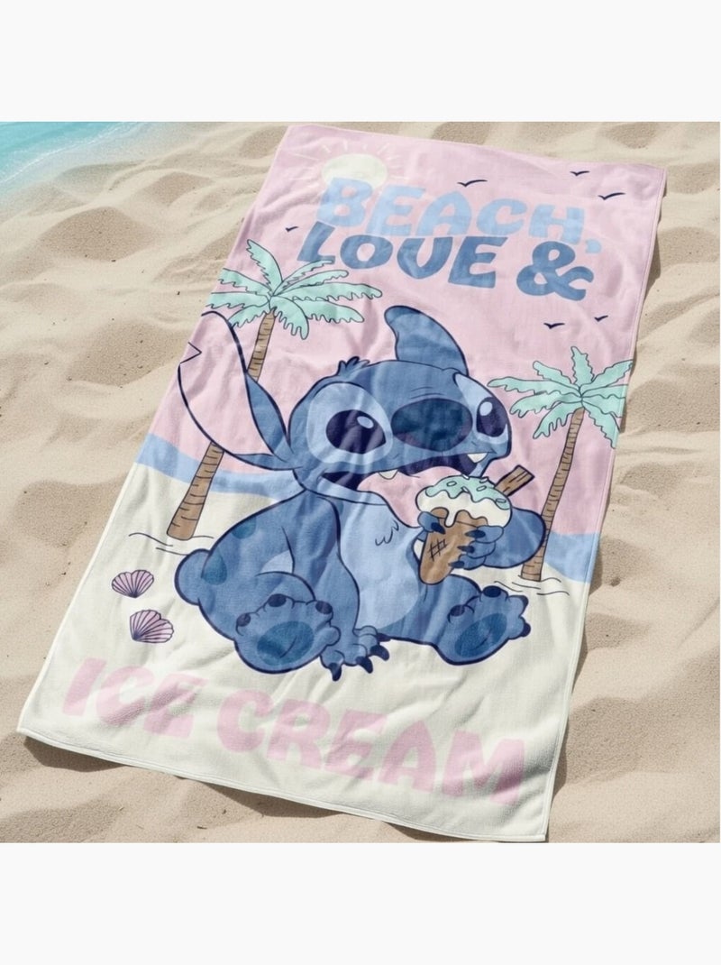 Disney - Toalla de playa niño con dibujo de Malva - Kiabi