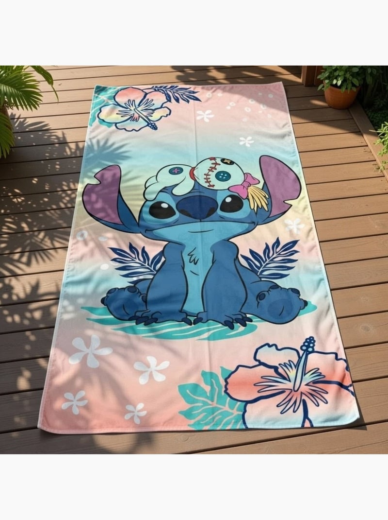 Disney - Toalla de playa niño con motivo personaje colorido Rosa - Kiabi