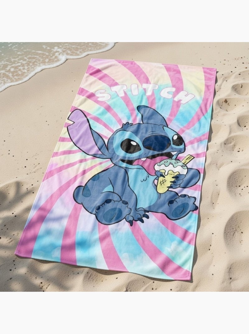 Disney - Toalla de playa niño con motivo personaje colorido Rosa - Kiabi
