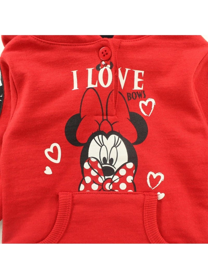 Disney - Vestido bebé polar Rojo - Kiabi