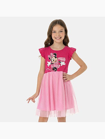 Disney - vestido de tul infantil con estampado