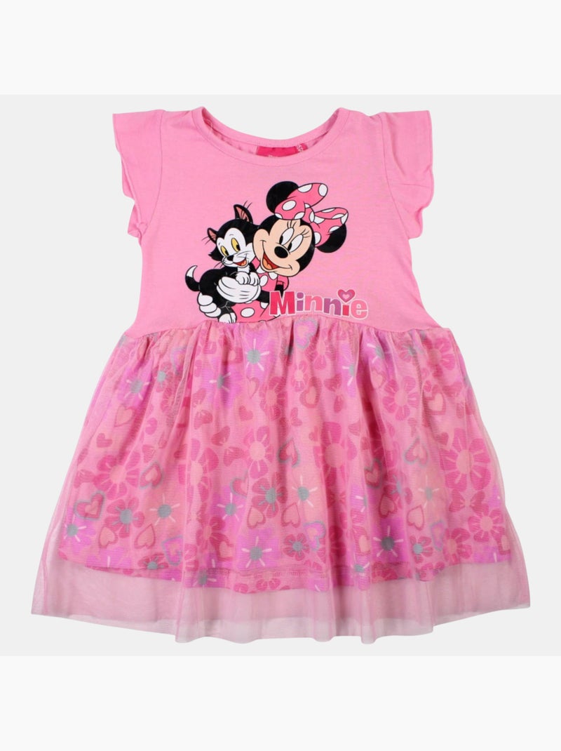 Disney - vestido estampado sin mangas, falda de tul Rosa - Kiabi