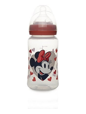 Disney Baby Minnie biberón 240 ml anticolico tetina de silicona 3 velocidades