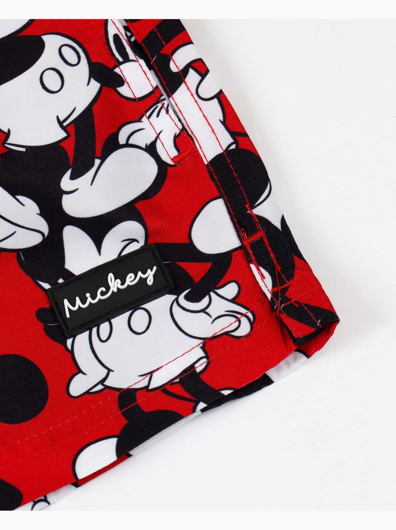 DISNEY Bañador Estampado Oh Mickey para Niño Rojo - Kiabi
