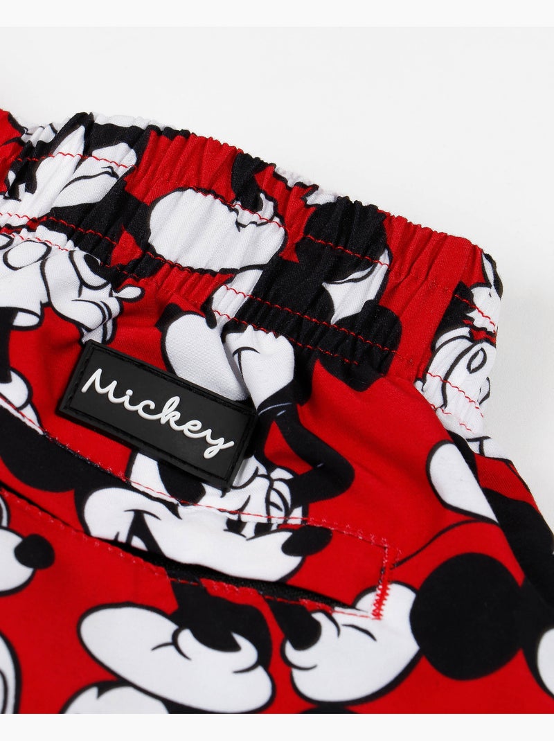 DISNEY Bañador Estampado Oh Mickey para Niño Rojo - Kiabi