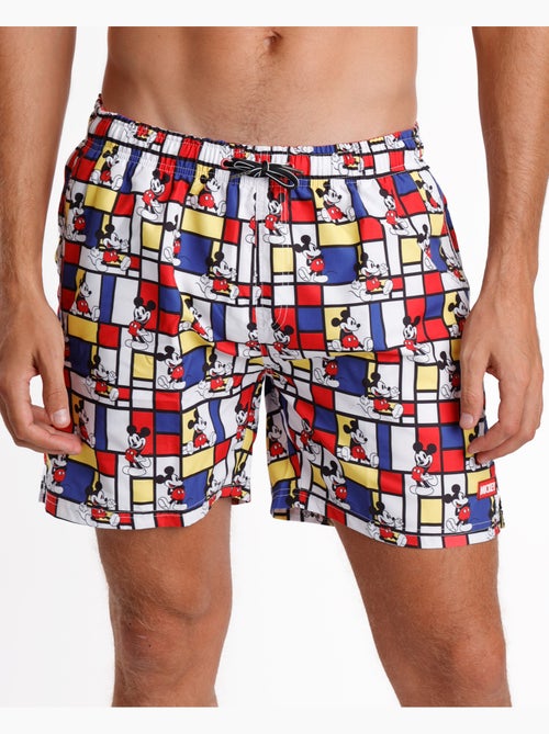 DISNEY Bañador Mickey Mondrian para Hombre - Kiabi