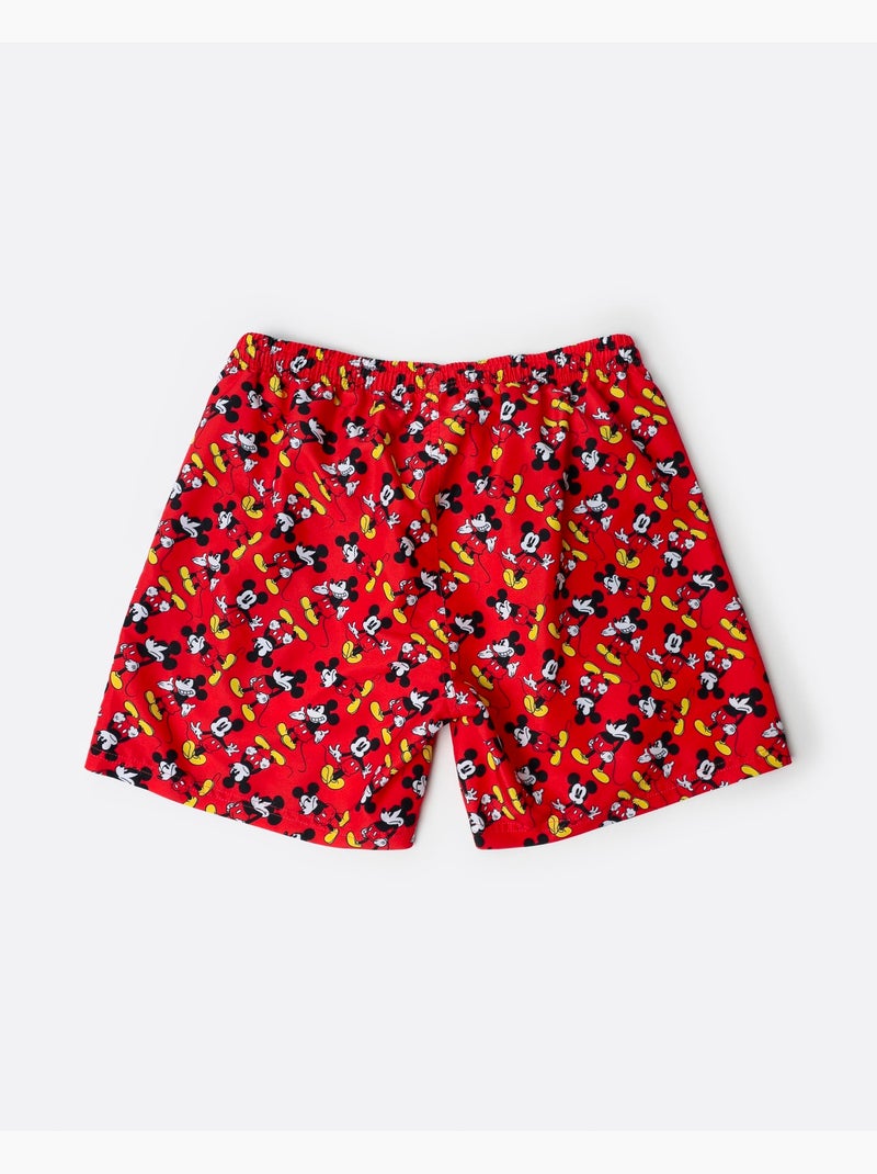 DISNEY Bañador Mikcey Classic para Hombre Rojo - Kiabi