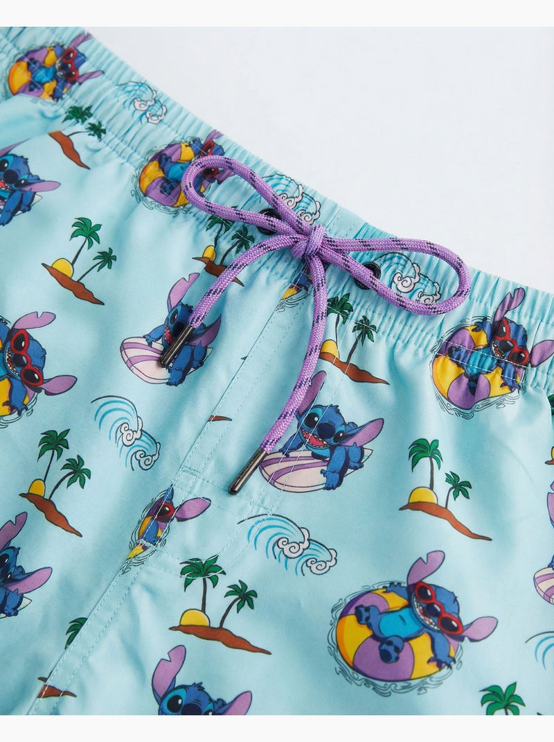 DISNEY Bañador Summer Stitch para Hombre Azul - Kiabi