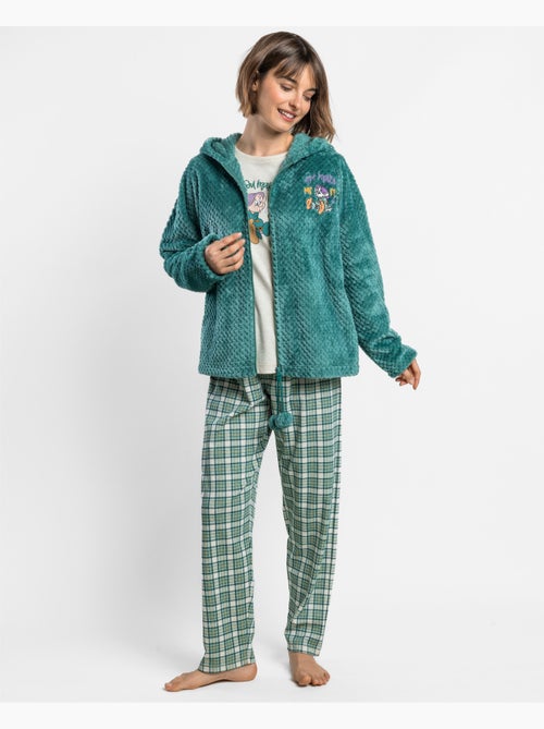 DISNEY Bata Calentita Manga Larga Dopey para Mujer - Kiabi DISNEY Bata Calentita Manga Larga Dopey para Mujer - Kiabi