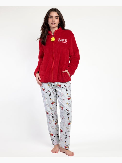 DISNEY Bata Manga Larga Calentita Alicia para Mujer - Kiabi DISNEY Bata Manga Larga Calentita Alicia para Mujer - Kiabi