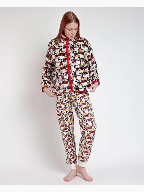 DISNEY Bata Manga Larga Calentita Best Mickey para Mujer - Kiabi DISNEY Bata Manga Larga Calentita Best Mickey para Mujer - Kiabi