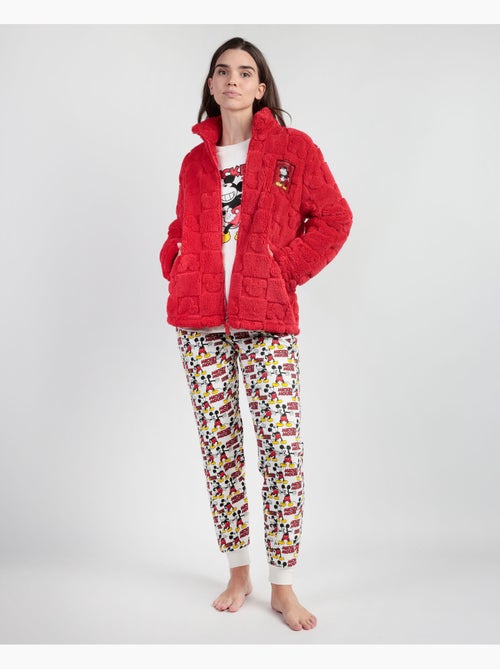 DISNEY Bata Manga Larga Calentita Jaquard Best Mickey para Mujer - Kiabi