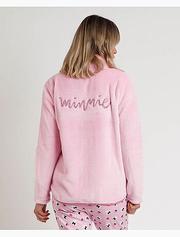 DISNEY Bata Manga Larga Calentita Minnie Chic para Mujer