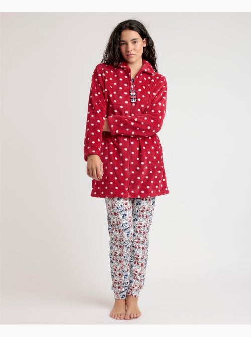 DISNEY Bata Manga Larga Calentita Minnie College para Mujer - Kiabi