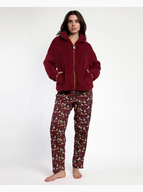 DISNEY Bata Manga Larga Calentita Minnie Mouse para Mujer - Kiabi