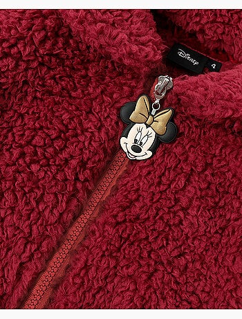 DISNEY Bata Manga Larga Calentita Minnie Mouse para Niña