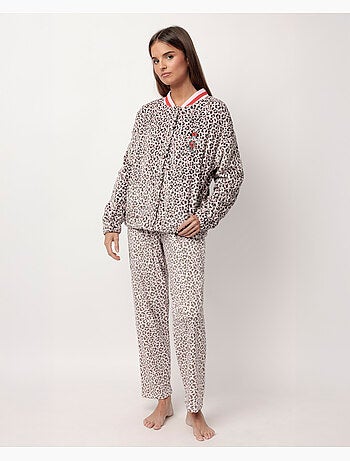 DISNEY Bata Manga Larga Calentita Minnie Skin para Mujer
