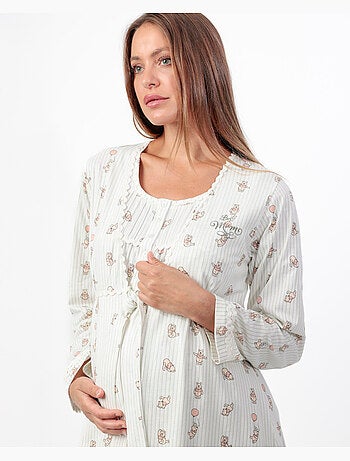 DISNEY Bata Manga Larga Winnie Maternity para Mujer