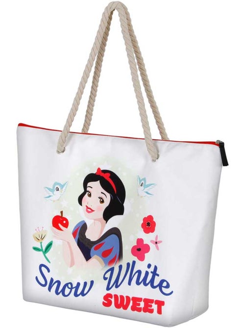 Disney Blancanieves Sweet Bolsa de Playa Soleil, Blanco - Kiabi
