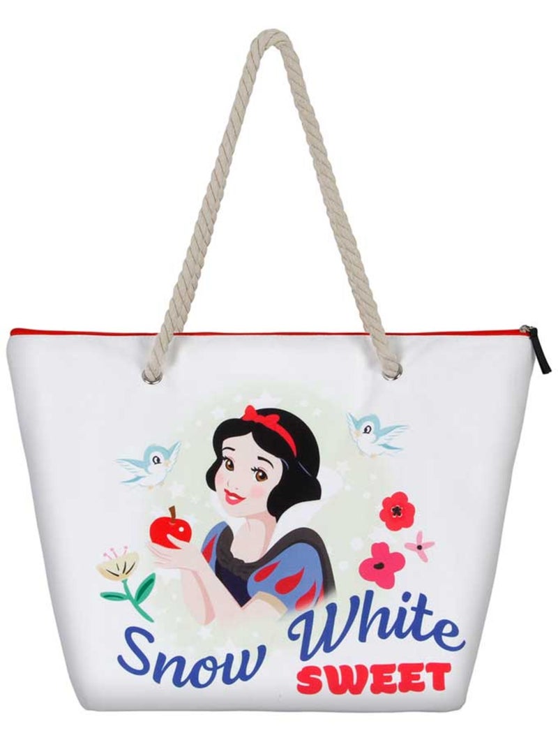 Disney Blancanieves Sweet Bolsa de Playa Soleil, Blanco Blanco - Kiabi