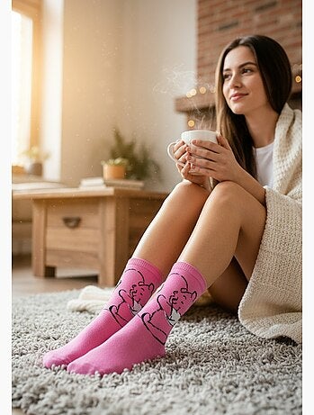 Disney – Calcetines Mujer Licencia Winnie el Pooh Pack de 10 Pares MIX SORPRESA