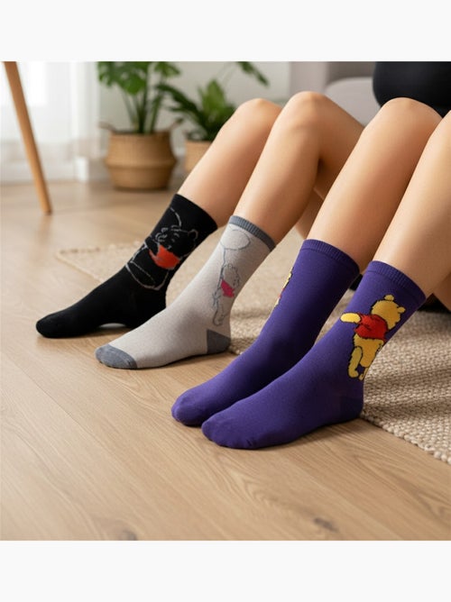 Disney – Calcetines Mujer Licencia Winnie el Pooh Pack de 4 Pares - Kiabi