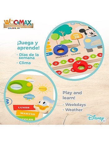 Disney Calendario de madera WOOMAX