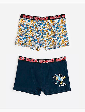 DISNEY Calzoncillo/Bóxer Big Donald para Hombre, (Caja de 2 unidades)