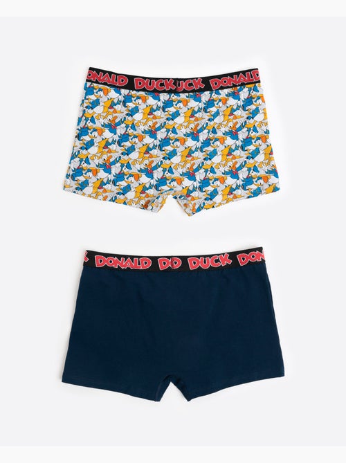 DISNEY Calzoncillo/Bóxer Big Donald para Hombre, (Caja de 2 unidades) - Kiabi DISNEY Calzoncillo/Bóxer Big Donald para Hombre, (Caja de 2 unidades) - Kiabi