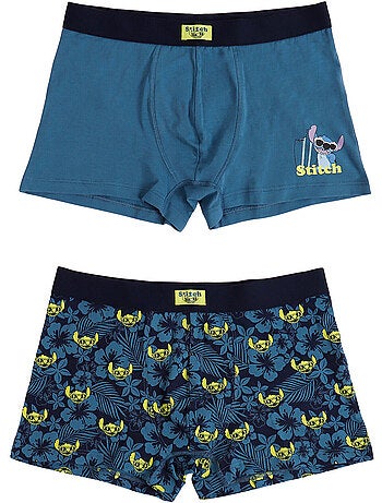 DISNEY Calzoncillo/Bóxer Lilo & Stitch para Hombre, (Caja de 2 unidades)