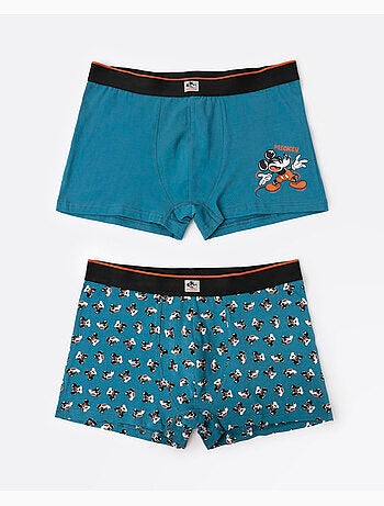 DISNEY Calzoncillo/Boxer Lost Mickey para Hombre, (Caja de 2 unidades)