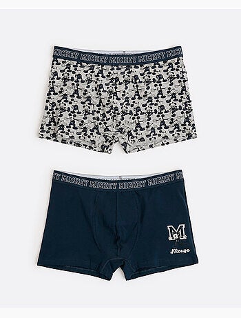DISNEY Calzoncillo/Bóxer Mickey Jeans para Hombre, (Caja de 2 unidades)