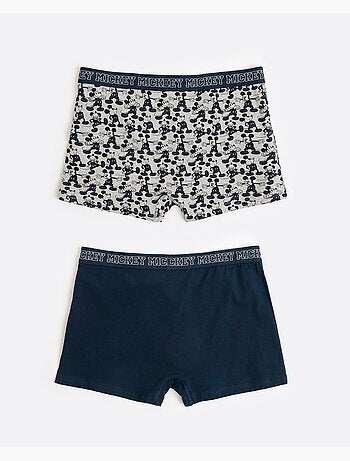 DISNEY Calzoncillo/Bóxer Mickey Jeans para Hombre, (Caja de 2 unidades)