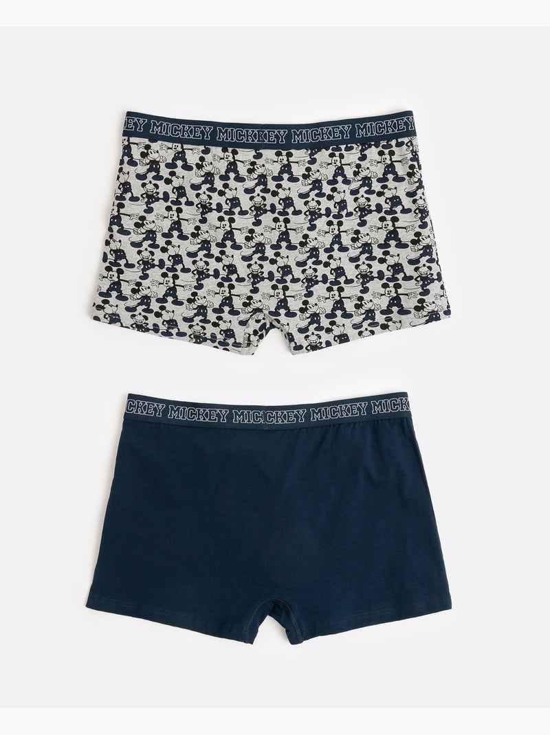 DISNEY Calzoncillo/Bóxer Mickey Jeans para Hombre, (Caja de 2 unidades) Multicolor - Kiabi